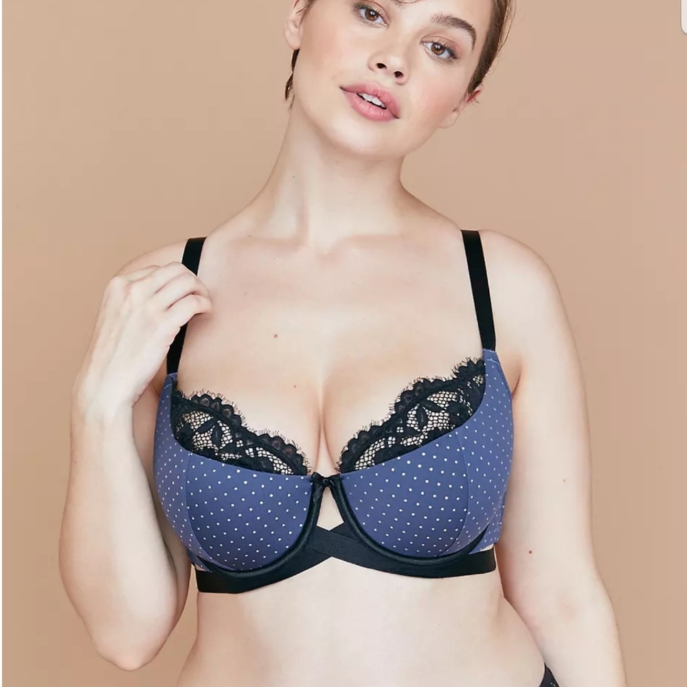 Cacique Size 46DDD Lightly Lined French Balconette
